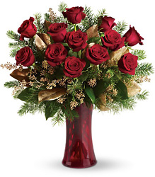 A Christmas Dozen from Brennan's Florist and Fine Gifts in Jersey City